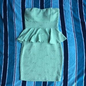 Body central sea foam green dress